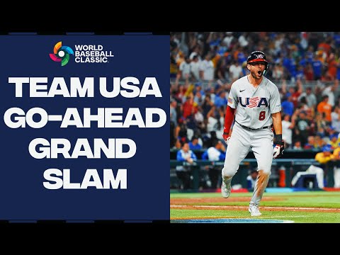 Trea Turner's clutch go-ahead grand slam for Team USA 