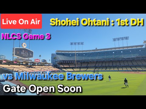 【ライブ配信】対ミルウォーキー•ブリュワーズ〜NLCSシリーズ3戦目〜大谷翔平選手は1番DHで出場⚾️まもなくゲートオープン⚾️Shinsuke Handyman がライブ配信中！