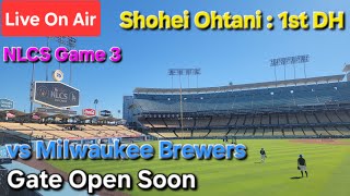 【ライブ配信】対ミルウォーキー•ブリュワーズ〜NLCSシリーズ3戦目〜大谷翔平選手は1番DHで出場⚾️まもなくゲートオープン⚾️Shinsuke Handyman がライブ配信中！