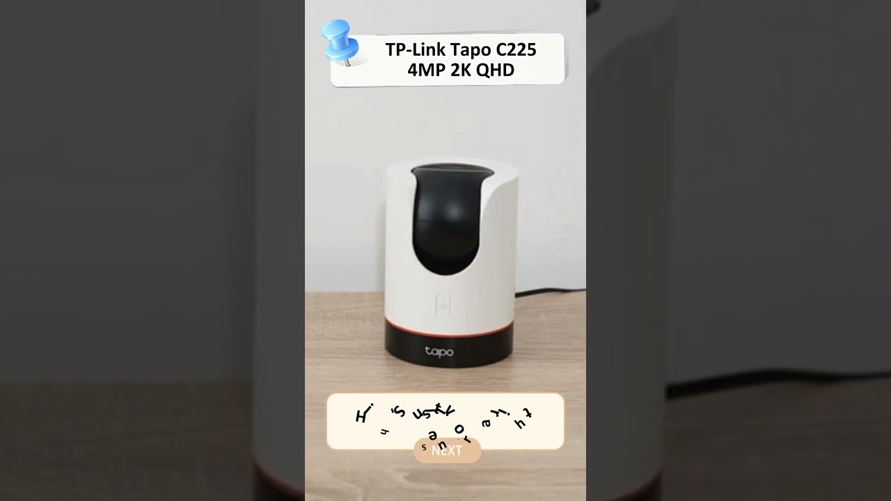 TP-Link Tapo C225 V2 4MP Pan & Tilt Wi-Fi Security TAPO C225 V2