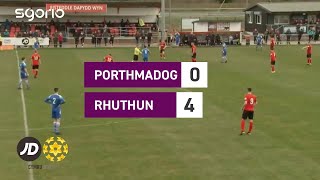 Uchafbwyntiau ac ymateb | Porthmadog 0-4 Rhuthun