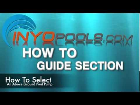 How To: Select Above Ground Pool Pumps