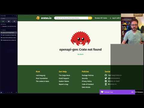 Exploring OpenAPI with Rust: A Deep Dive into Code Refactoring | Corey's Live Stream, Feb 2023