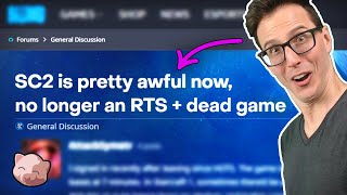 'SC2 is pretty awful now,  no longer an RTS   dead game' | Bnet Dumpster Dives #1