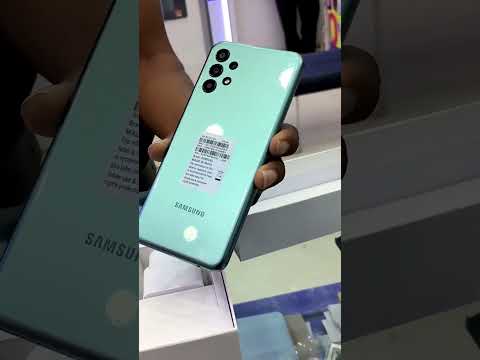 SAMSUNG GALAXY A13 GREEN COLOUR #newphone #unboxing #shortsvideo #latestmobile #unboxingvideo #phone
