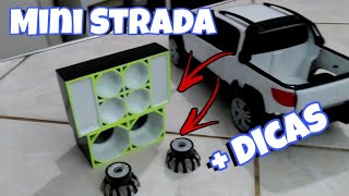 construindo stradinha com mini paredão 