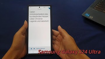 How to change the secondary language of live transcribe on Samsung Galaxy S24 Ultra