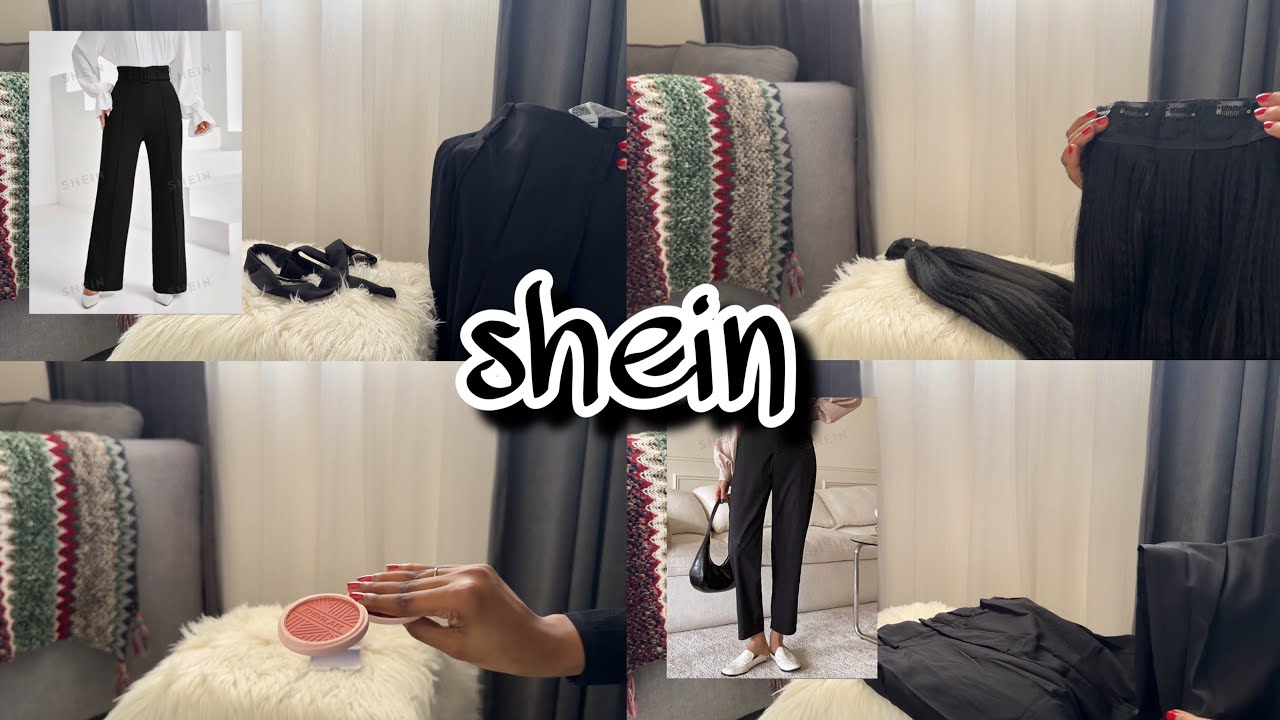 مشتريات باللون الاسود🖤✨|اختيارات مناسبة للدوامات وقطع اساسيه للعبايه• جربت اكستنشن من SHEIN😳