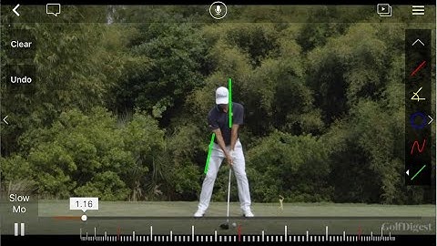 Golf swing plane analysis using free apps, video, iPhone or Android  smartphones. Part 2 Face On