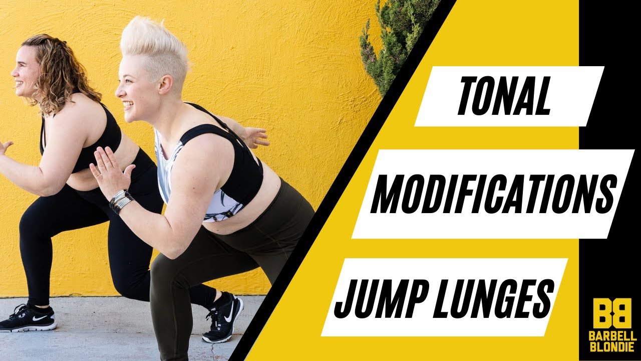 Jump Lunges: Low Impact Modifications on Tonal
