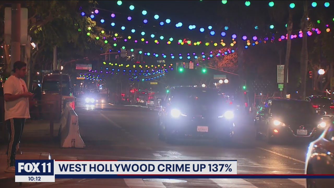 Walking Los Angeles : LIVELY Saturday Night in West Hollywood