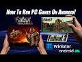 Run pc games on android fallout 3  new vegas tutorial not cloud gaming
