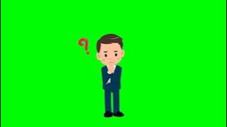 GREEN SCREEN ANIMASI BINGUNG||#bingung#animation #spesial#shorts