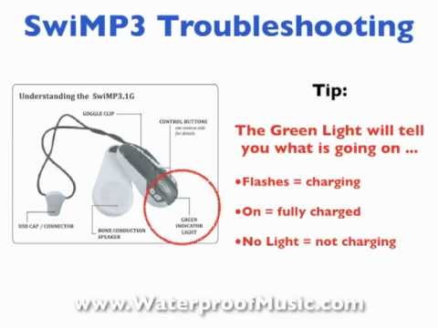 Swimp3 Troubleshooting Your Waterproof MP3 Player 