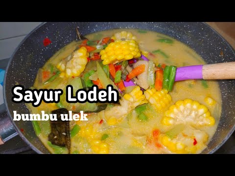 Resep Sayur Lodeh Bumbu Ulek