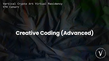 Creative Coding Advanced - C4 - Workshop 2