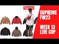 No lights but we have Dr Martens...🐾 Supreme FW23 Week 13 Live Cop