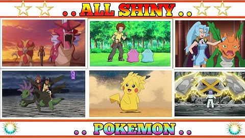 Pokemon trainer who has SHINY POKEMON | ALL SHINY POKEMON IN POKEMON SERIES | Including Anime |