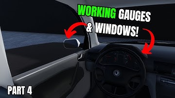 How to make a SLOT CAR Tutorial Part 4 - Windows, Gauges, Scripts, & More!