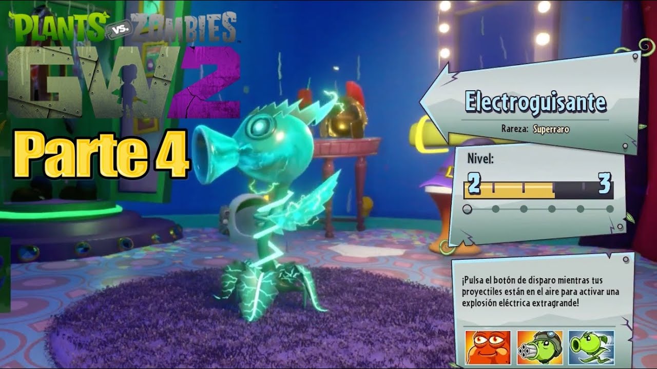 Plants vs Zombies Garden Warfare 2 - Parte 4 ELECTROGUISANTE - Español ...