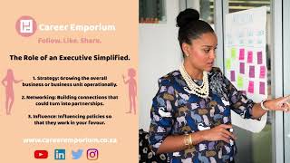 The Role of an Executive Simplified - TikTok Live Masterclass