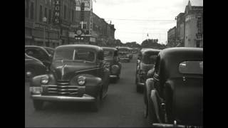 General Patton Reviews Artillery Demonstration, V-J Day Celebrations, North Platte, NE, 08/19/1945