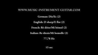 Tempered note - D sharp/E flat 2