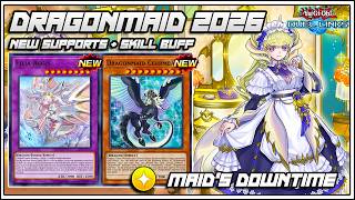 Dragonmaid 2026 Is Finally CONSISTENT?! New Supports &amp; Skill Buff [Yu-Gi-Oh! Duel Links]