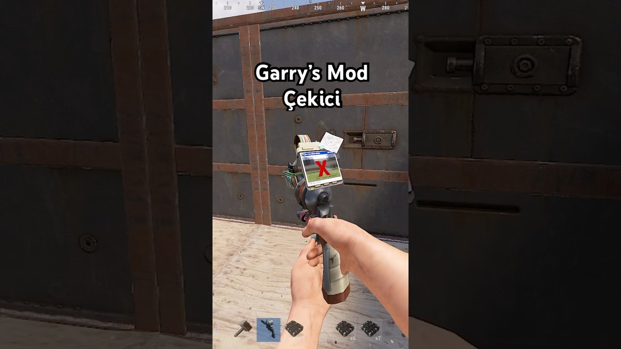 Rustta Garry's Mod Çekici Nasıl Alınır 