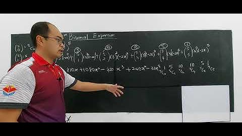 SUBTOPIC 3.2: BINOMIAL EXPANSION (5)