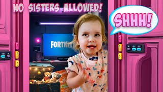 We built a SECRET ROOM for our BABY to hide from her sisters!! by SBTV Fam 35,129 views 4 months ago 15 minutes
