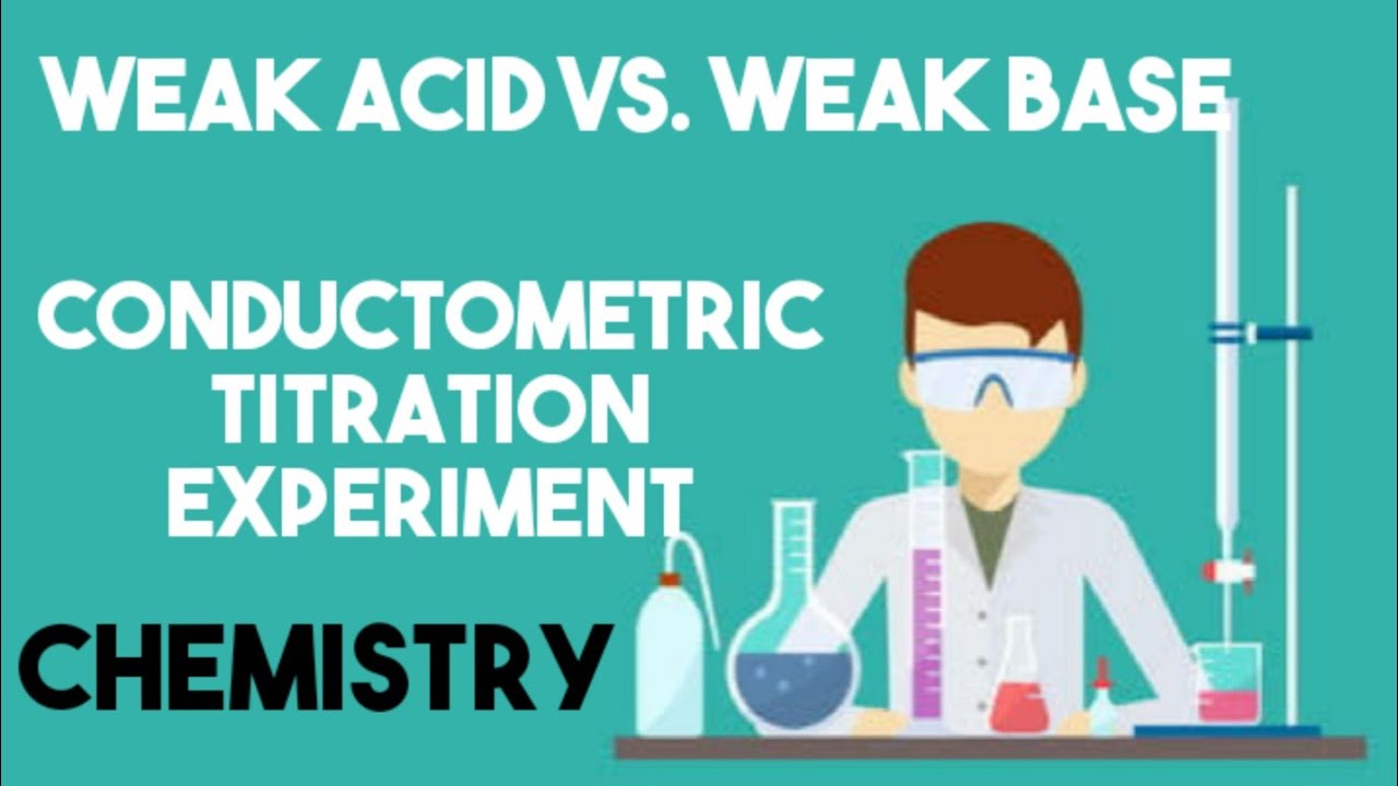 Weak Acid Vs. Weak Base Experiment Conductometric Titration practical YouTube