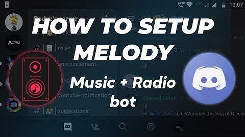How to setup Melody bot Discord very easily on your discord server | Radio + Music