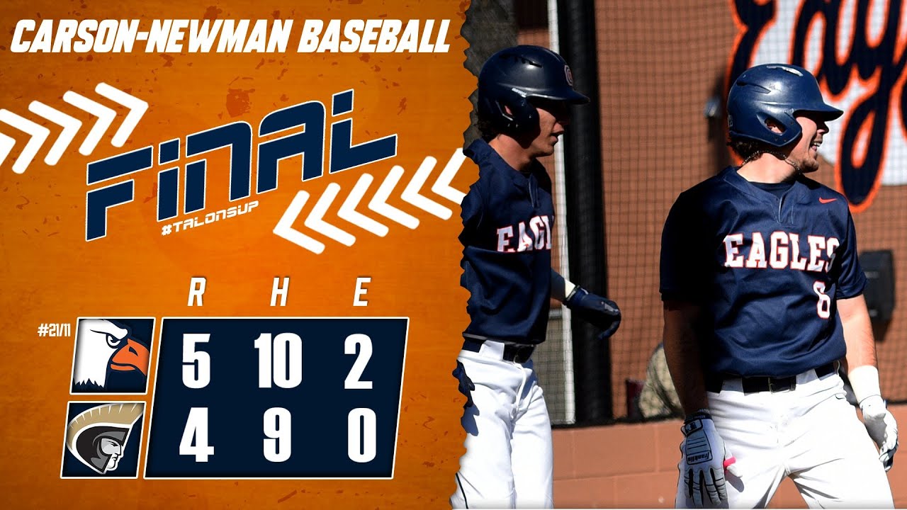 Carson-Newman Baseball Rewind 2025: #11 C-N 5, Anderson 4 Game one Full Broadcast Replay 3-22-25