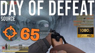 Day of Defeat Source - Professional Rifleman - dod_icecaverns (65-46) Gameplay [1080p60FPS]