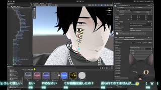 VRchatの3D作りを、お話しながら【Blender 4.2】　クロネコ先生と中の人( ΦωΦ )