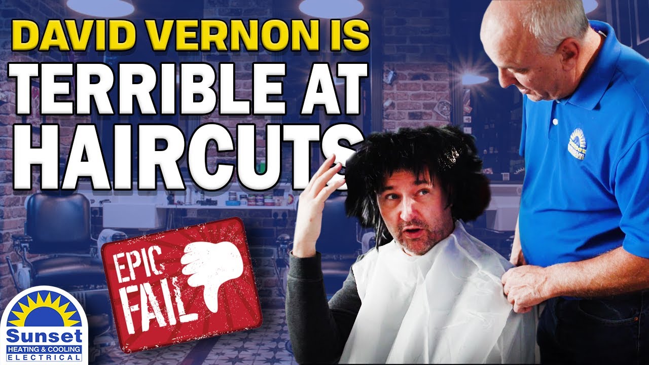 Sunset Heating & Cooling | David Vernon is TERRIBLE at Haircuts
