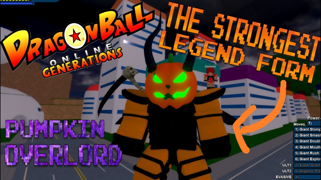 [DBOG] - THE STRONGEST LEGEND FORM IN DRAGON BALL ONLINE GENERATIONS! | THE PUMPKIN-OVERLORD