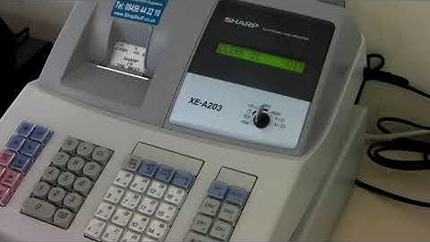 Not Assigned Error Message On Sharp Cash Register Till XE A203   XE A213   XE A213B   XE A303