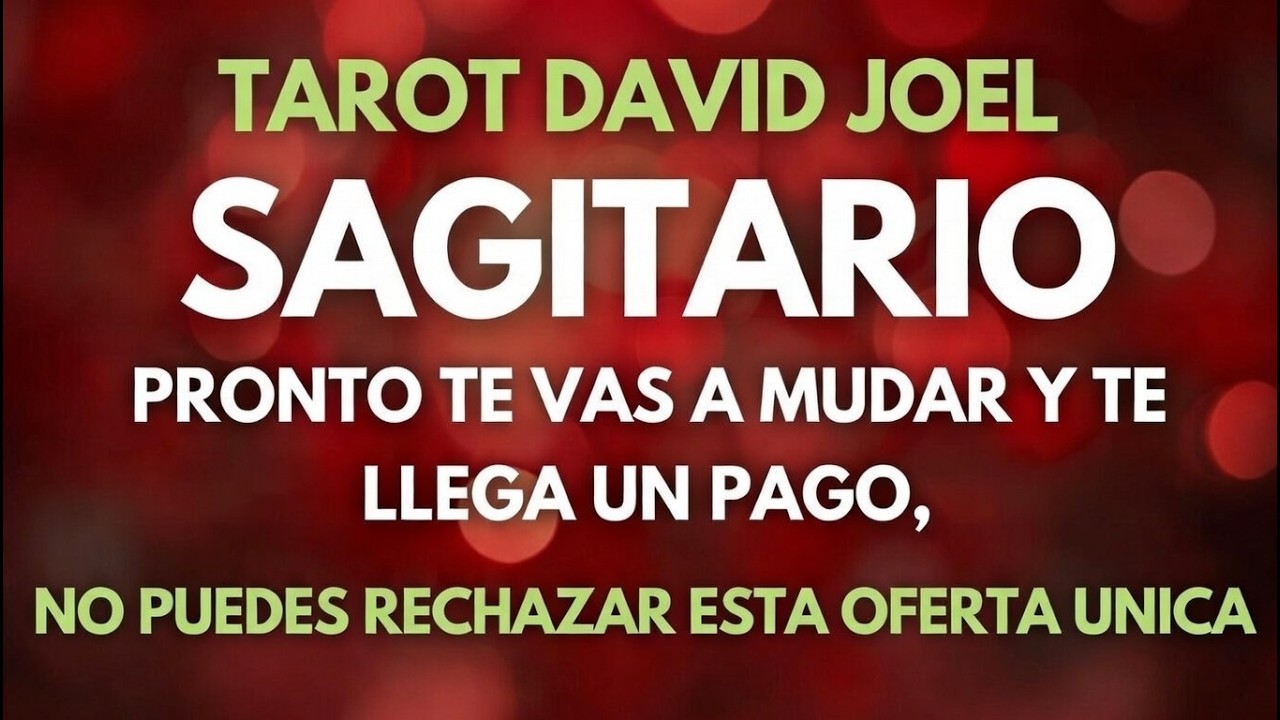 SAGITARIO, CAMBIO TOTAL EN TU VIDA, VIENE MUCHO EXITO Y ABUNDANCIA, TE ...