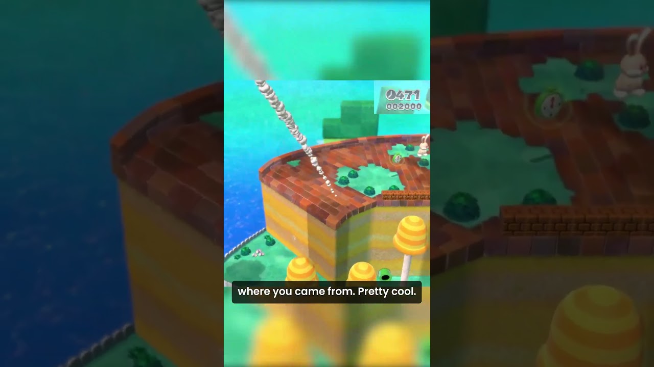 Secret Level in Super Mario 3D World!!! #shorts #mario