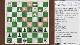 Blitz chess postmortem #941: Sicilian defense - Classical variation