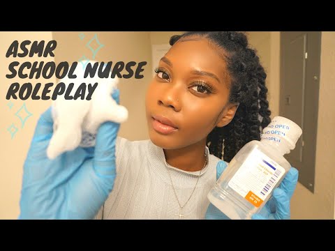 ASMR School Nurse Cares For Your Head Wound | Medical Roleplay