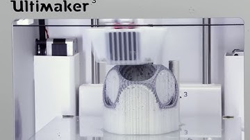Ultimaker 3 Gyro timelapse - Dual extrusion with water-soluble PVA support