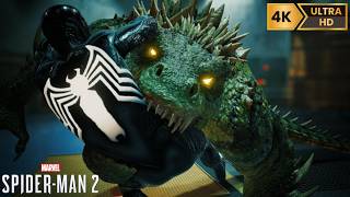 Black Suit Spider-Man vs Lizard 🕷️🔥 | Spider-Man 2 Gameplay