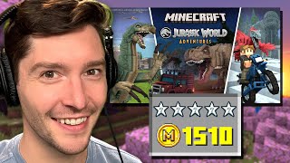 Jurassic World's NEW Minecraft DLC IMPRESSED Me! (Marketplace Review)