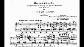 : Franz Liszt/August Stradal - Hunnenschlacht, S.105