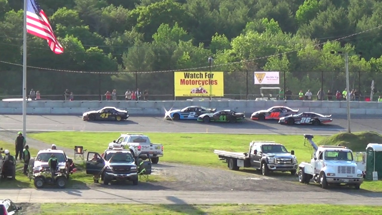 Wiscasset Speedway Kennebec Equipment Rental Outlaw Mini Heat 6.10.17