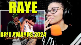 RAYE - BRIT Awards 2024 Medley ('Ice Cream Man', 'Prada' \& 'Escapism') |  Reaction