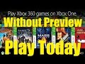 How To Play Xbox 360 Games On Xbox One - YouTube